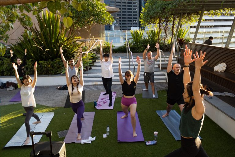 melbourne rooftop yoga - 2