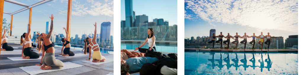 Melbourne Rooftop Yoga - Lina rooftop photo